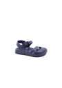 1 - CIENTA 1073000 24/34 marino blu sandali bambino fibbia punta chiusa gomma vegan