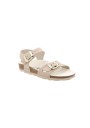 1 - GRUNLAND LUCE SB0755 28/35 beige sandali bambina fibbie birk pelle plantarino anatomico