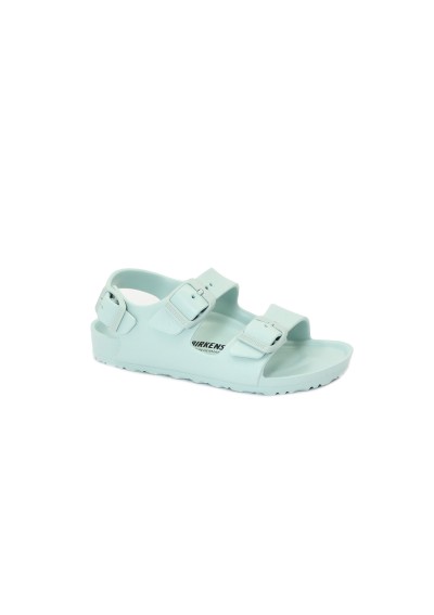 1 - BIRKENSTOCK MILANO EVA 1026751 surf green sandali bambino gomma fibbie
