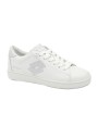 1 - LOTTO LEGGENDA 221128 white silver bianco scarpe donna sneakers lacci pelle