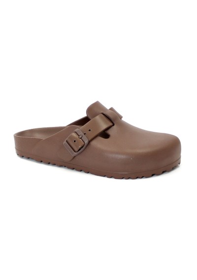1 - BIRKENSTOCK BOSTON EVA 1027363 roast marrone ciabatta zoccolo donna fibbia