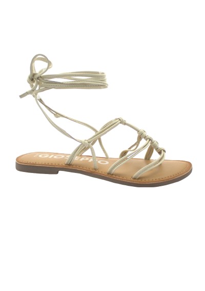 1 - GIOSEPPO MAMBAI 69146 off white bianco sandalo donna pelle lacci