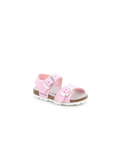 1 - GRUNLAND ARIA SB0027 rosa sandalo bambina fibbie birk