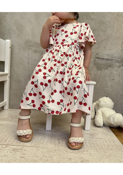 2 - GIOSEPPO ENNERY 68209 white bianco burro sandali bambina pelle elegante strappo