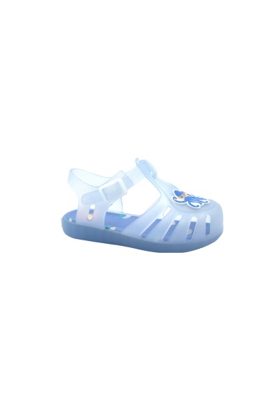 1 - GIOSEPPO ACOUA 68076 blue sandali bambino gomma mare gabbietta ragnetto bottone