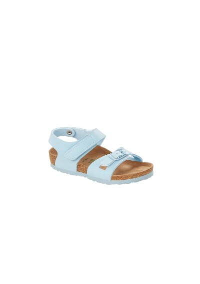 1 - BIRKENSTOCK COLORADO KIDS 1021687 light blue sandali bambina fibbia strappo vegan