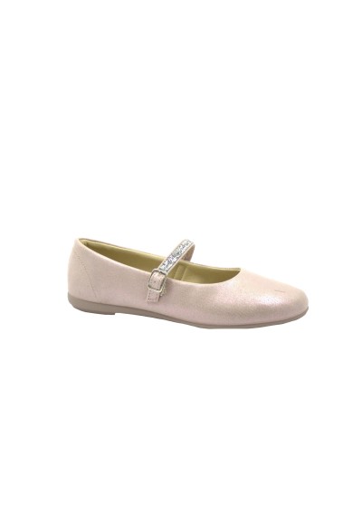 1 - GRUNLAND GOOD SC5539 cipria scarpe ballerina bambina laccetto cinturino glitter