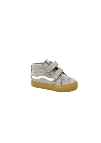 1 - VANS SK8-MID REISSUE Q0GRY1 gum grey scarpe bambino sneakers strappi mid