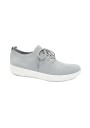 1 - FITFLOP L39-618 UBERKNIT pearl grigio scarpa donna slip on tessuto