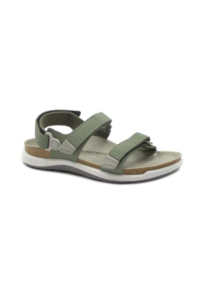 1 - BIRKENSTOCK KALAHARI 1019027 khaki verde sandali donna fibbie