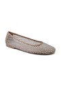 1 - STEVE MADDEN AUDEN tan mesh rosa nude scarpe donna ballerina strass
