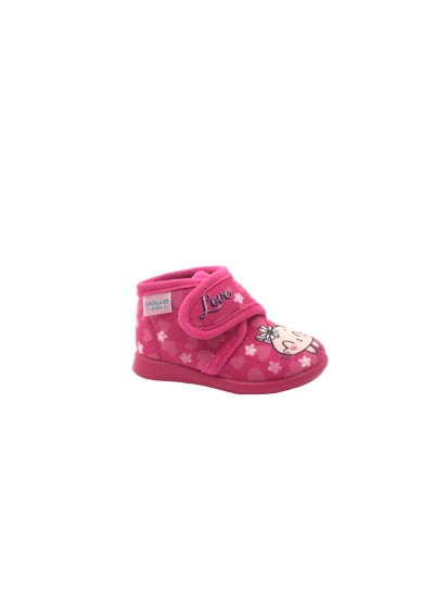 1 - GRUNLAND DALY PA1150 fuxia fuxia scarpe bambina pantofole tessuto strappo plantare