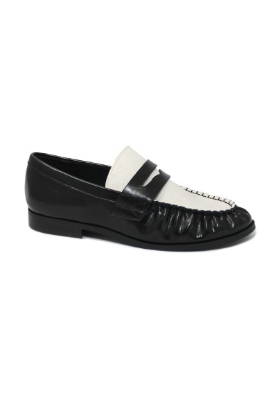 1 - STEVE MADDEN GALA coconut milk black scarpe mocassino donna college