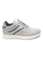 1 - MELLUSO WALK U16268Z nuvola grigio scarpe uomo sneakers zeppa lacci pelle